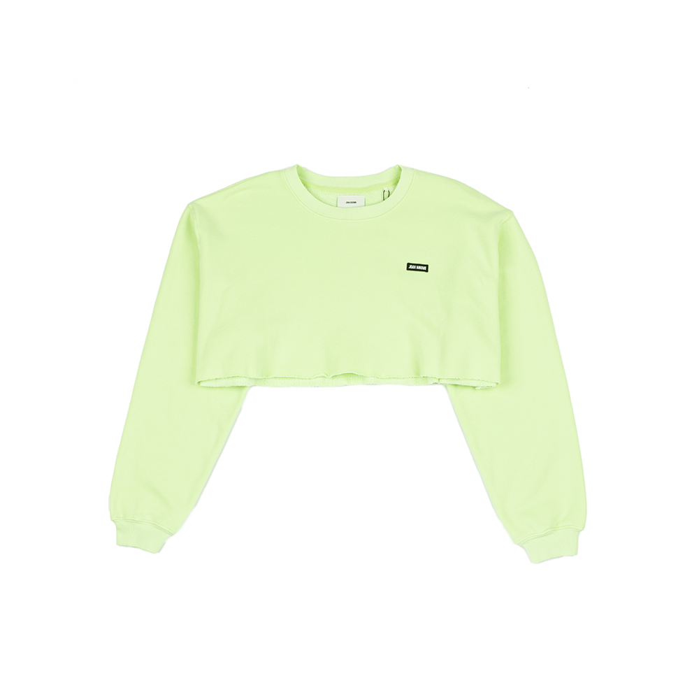 W Cut Off Sweatshirt