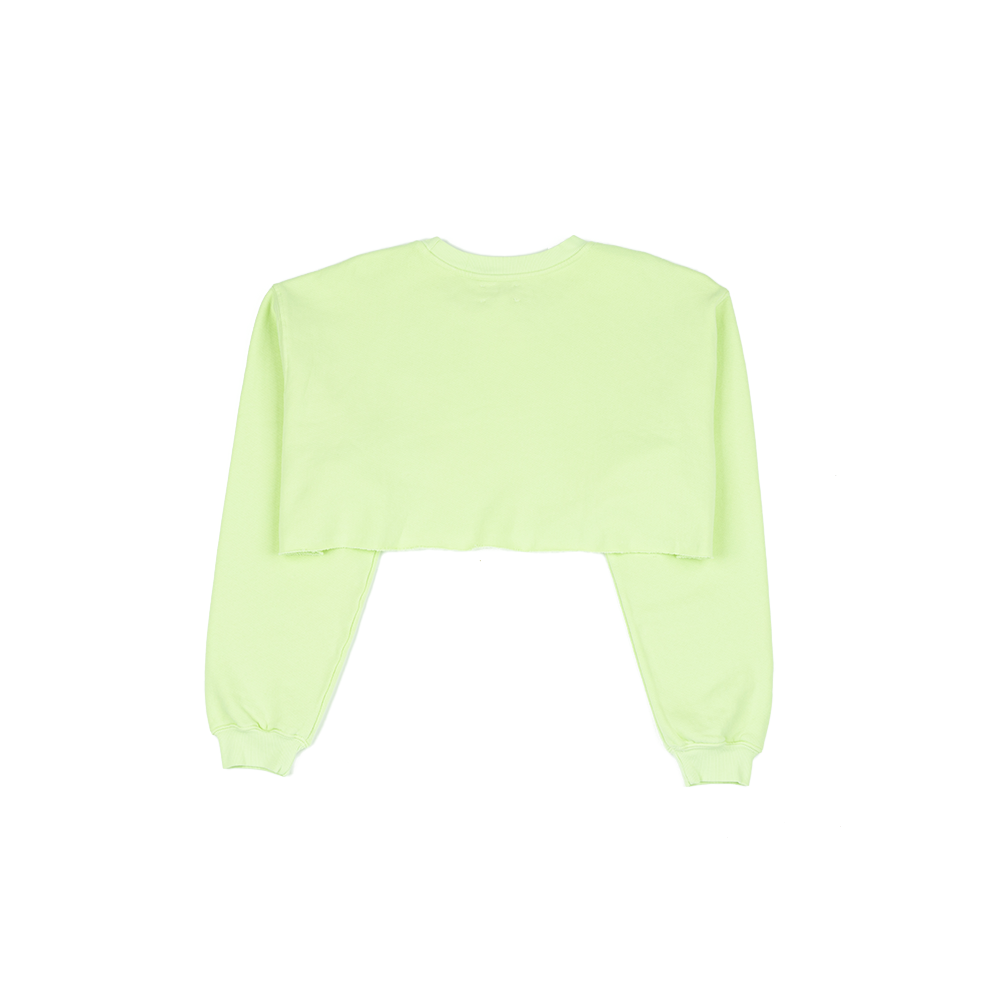 W Cut Off Sweatshirt