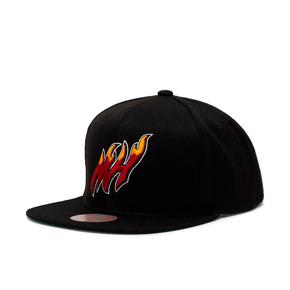 Miami Heat "Flames" Core Basic Snapback 'Black'