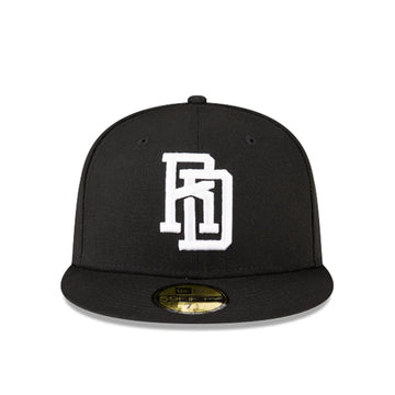 Dominican Republic World Baseball Classic 59FIFTY Fitted 'Black White'