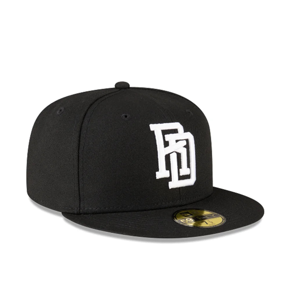 Dominican Republic World Baseball Classic 59FIFTY Fitted 'Black White'
