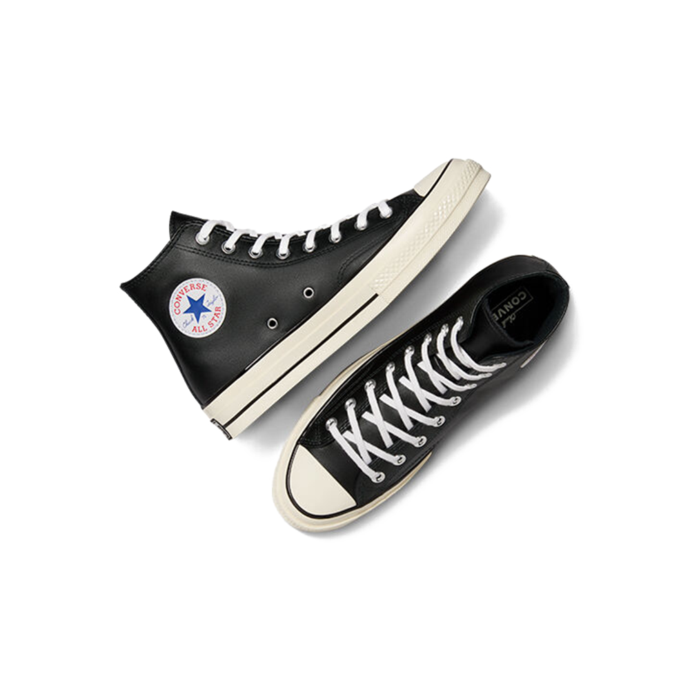 Converse Chuck 70 Leather Hi 'Black and White' – TĀKOUT NY Converse Chuck 70 Leather Hi 'Black and White' – TĀKOUT NY