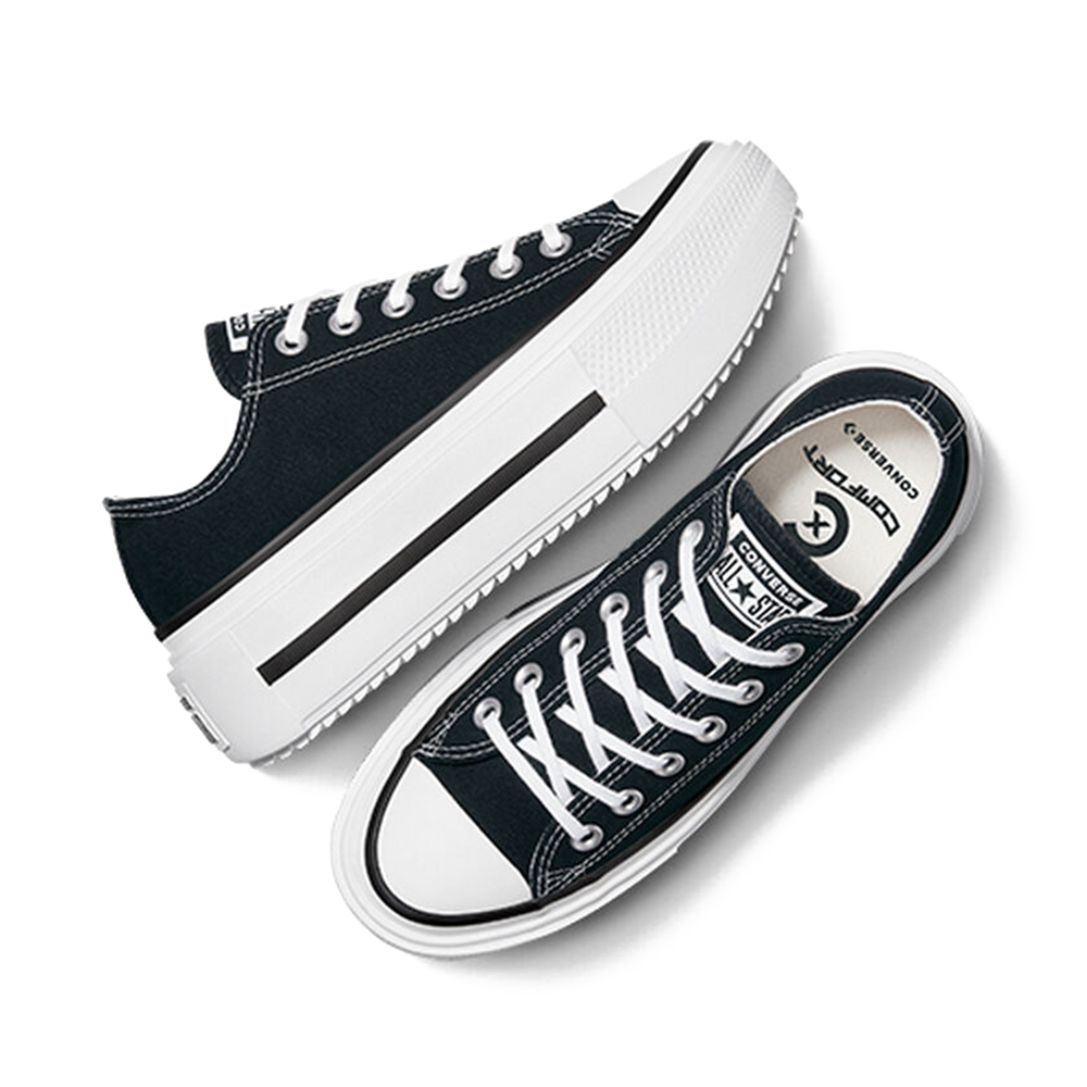 Chuck Taylor All Star Lift Double Stack Platform 'Black White'