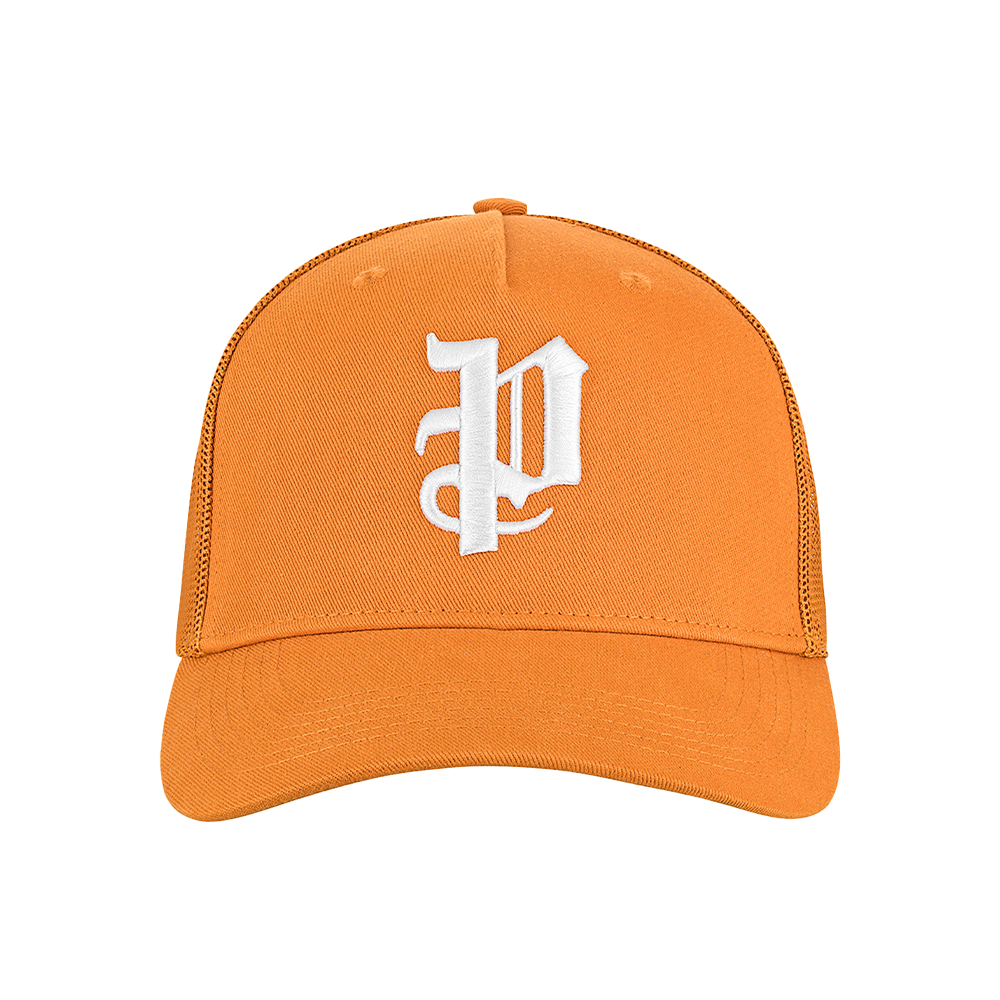 P Logo Trucker Hat 'Orange'