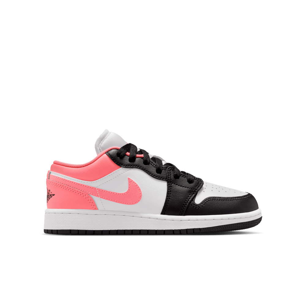 Air Jordan 1 Low GS 'Black White Pink'