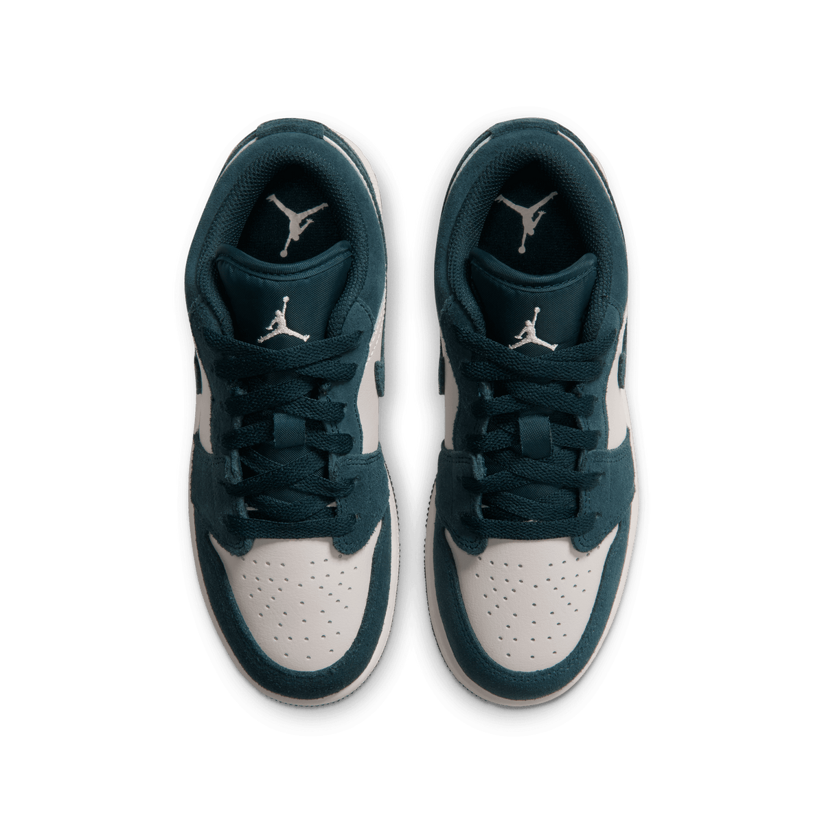 Air Jordan 1 Low GS 'Midnight Spruce Pale Ivory Light Orewood Brown'