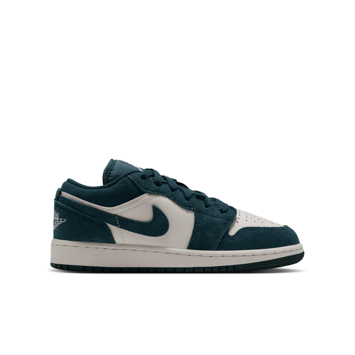 Air Jordan 1 Low GS 'Midnight Spruce Pale Ivory Light Orewood Brown'