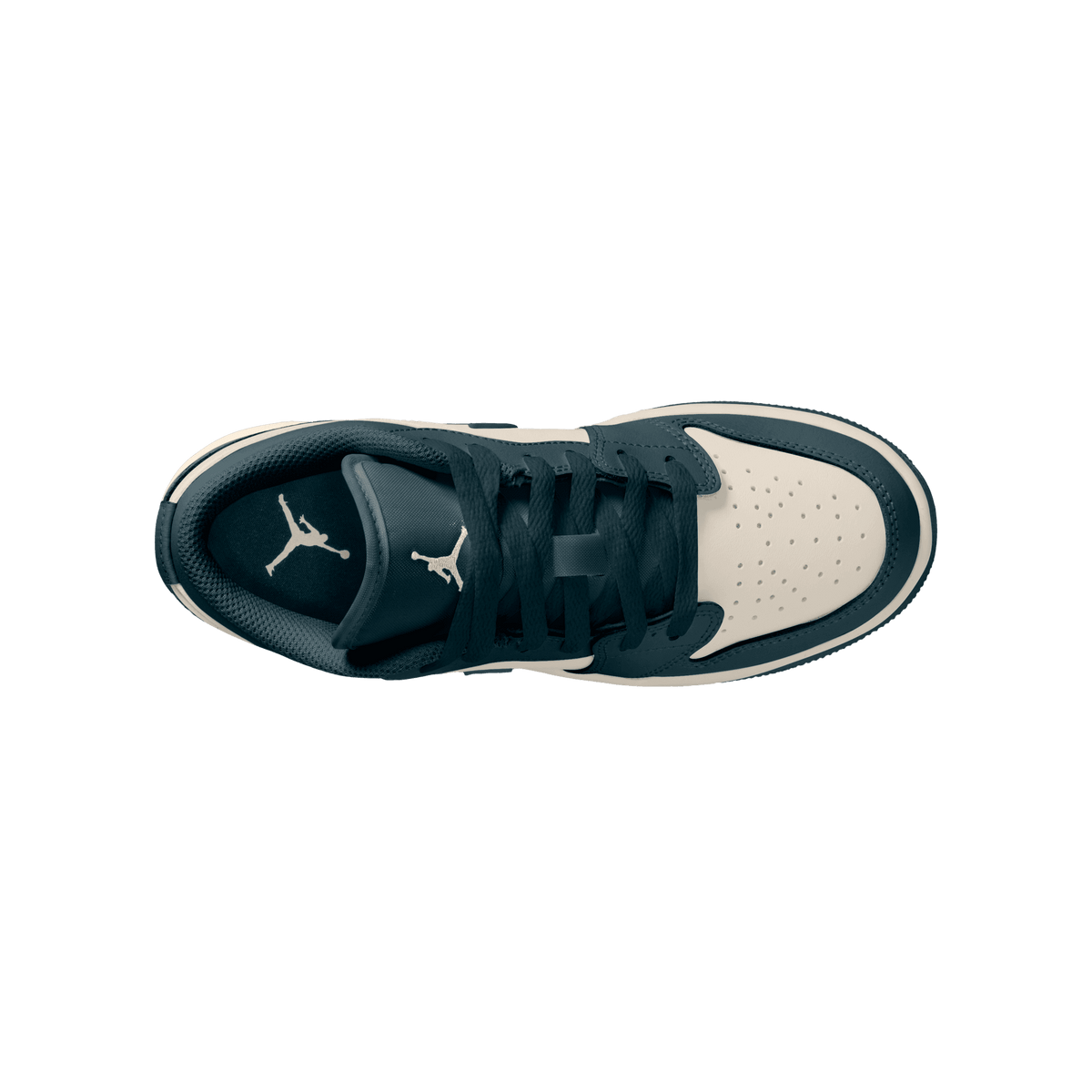 Air Jordan 1 Low GS 'Midnight Spruce Pale Ivory Light Orewood Brown'