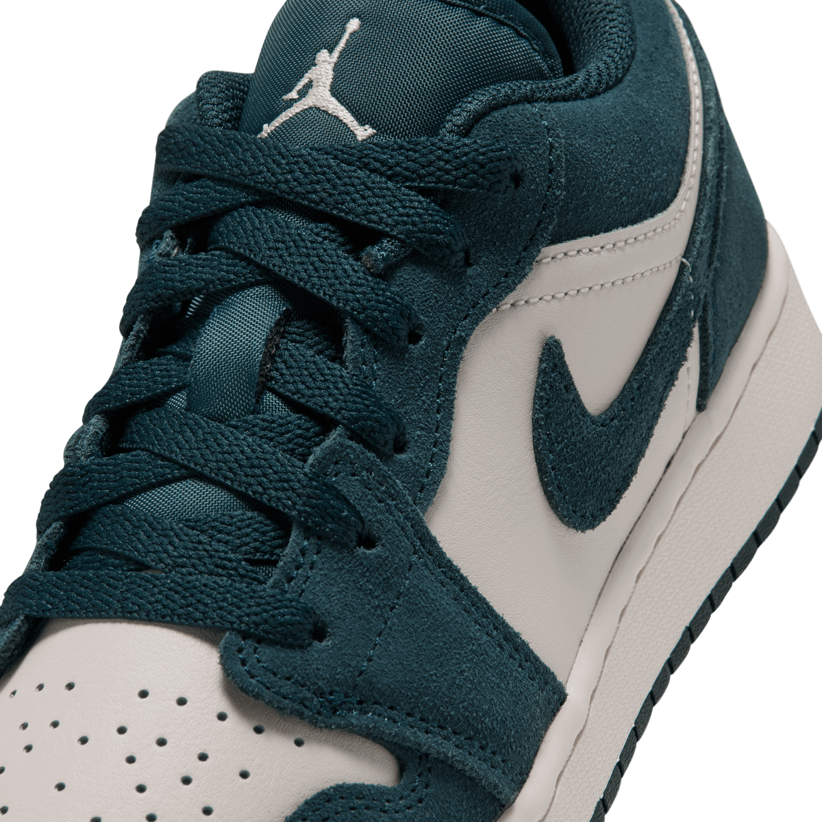 Air Jordan 1 Low GS 'Midnight Spruce Pale Ivory Light Orewood Brown'