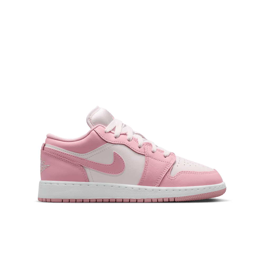 Air Jordan 1 Low GS 'Medium Soft Pink White'