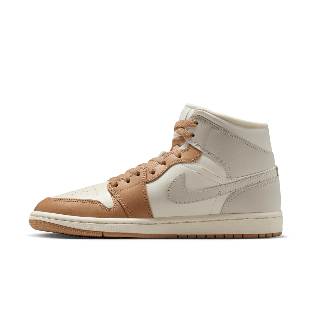 W Air Jordan 1 Mid 'Pale Ivory Hemp'