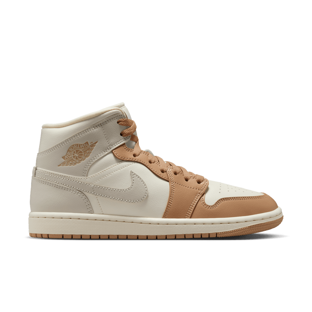 W Air Jordan 1 Mid 'Pale Ivory Hemp'