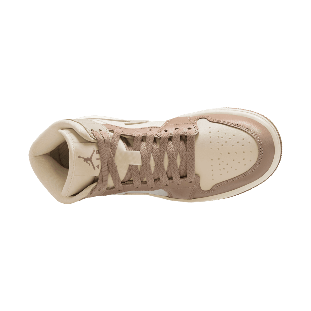 W Air Jordan 1 Mid 'Pale Ivory Hemp'
