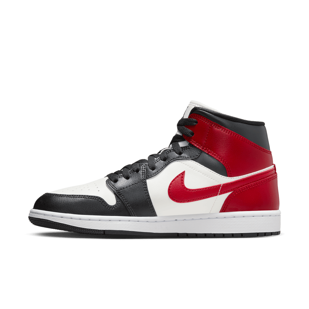 W Air Jordan 1 Mid 'Black Toe'