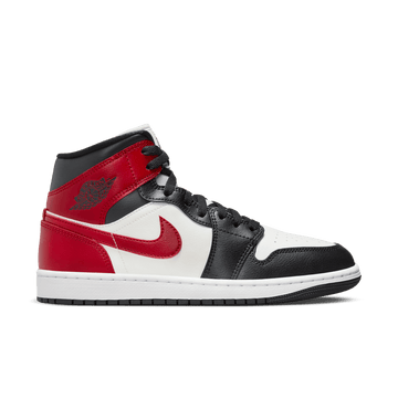 W Air Jordan 1 Mid 'Black Toe'