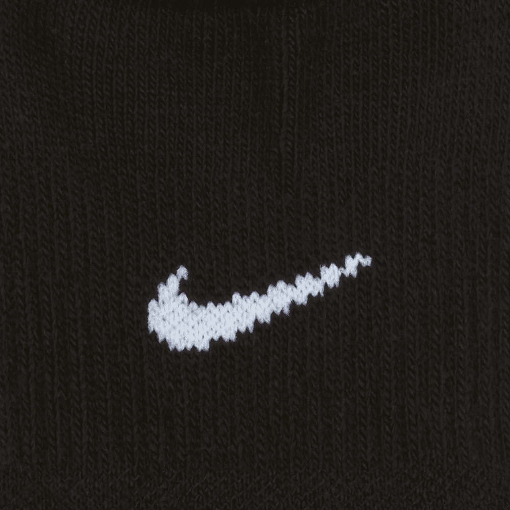 W Everyday Plus Cushioned Training Footie Socks (3 Pairs) 'Black'