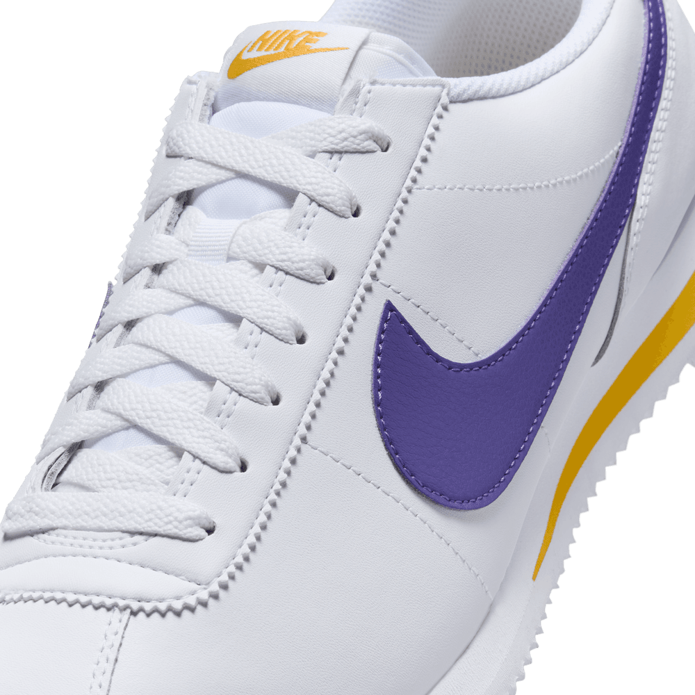 nike cortez white gold