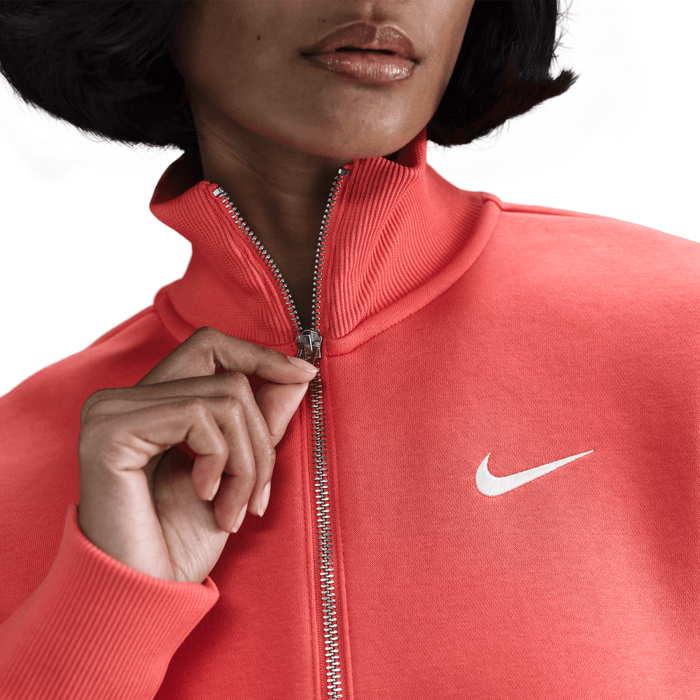 W Phoenix Fleece HZ Cropped Sweatshirt 'Magic Ember'