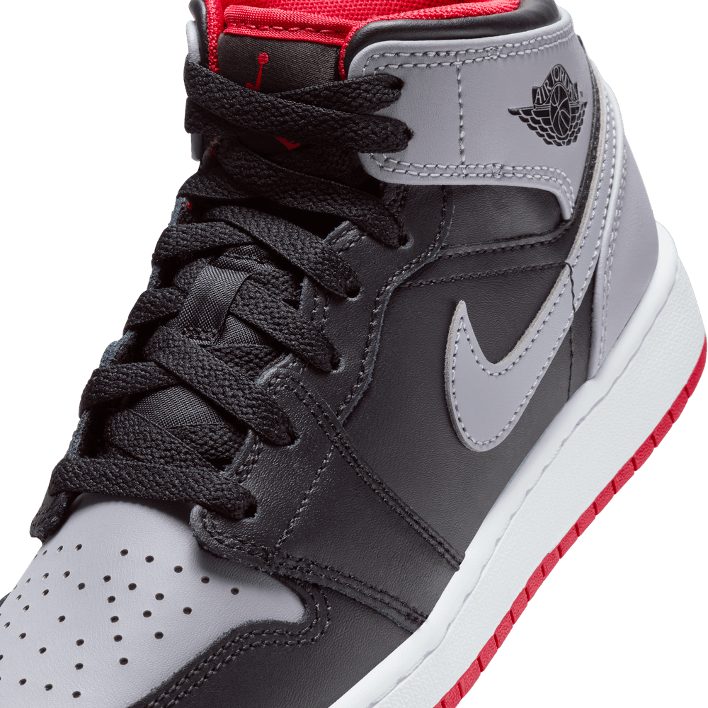 Air Jordan 1 Mid GS 'Bred Shadow'