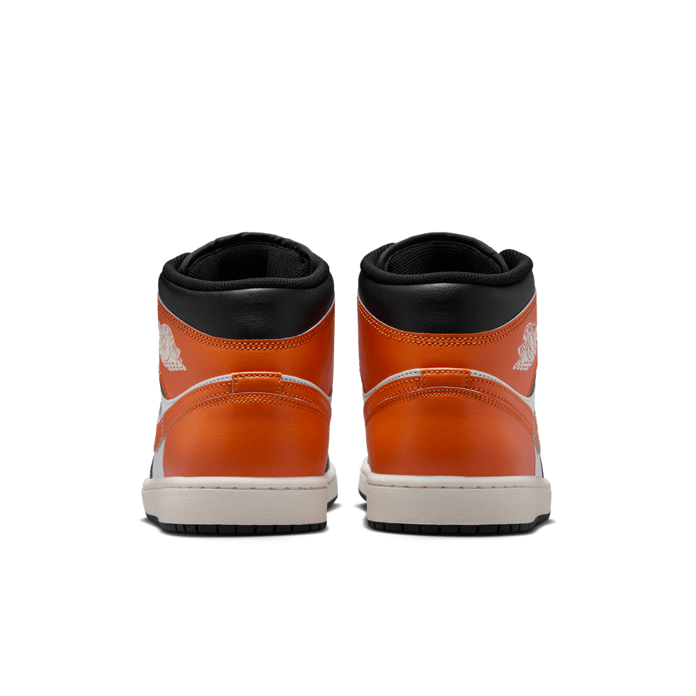 Air Jordan 1 Mid 'Orange Black Toe'