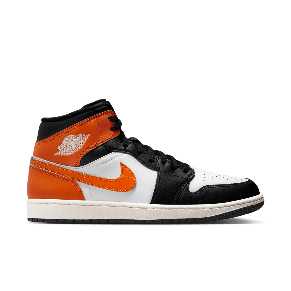 Air Jordan 1 Mid 'Orange Black Toe'