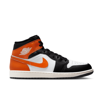 Air Jordan 1 Mid 'Orange Black Toe'