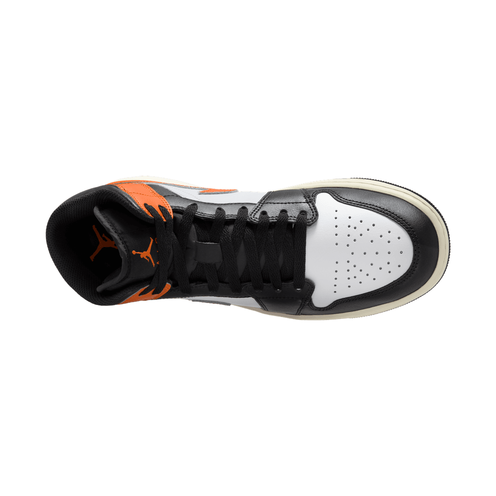 Air Jordan 1 Mid 'Orange Black Toe'