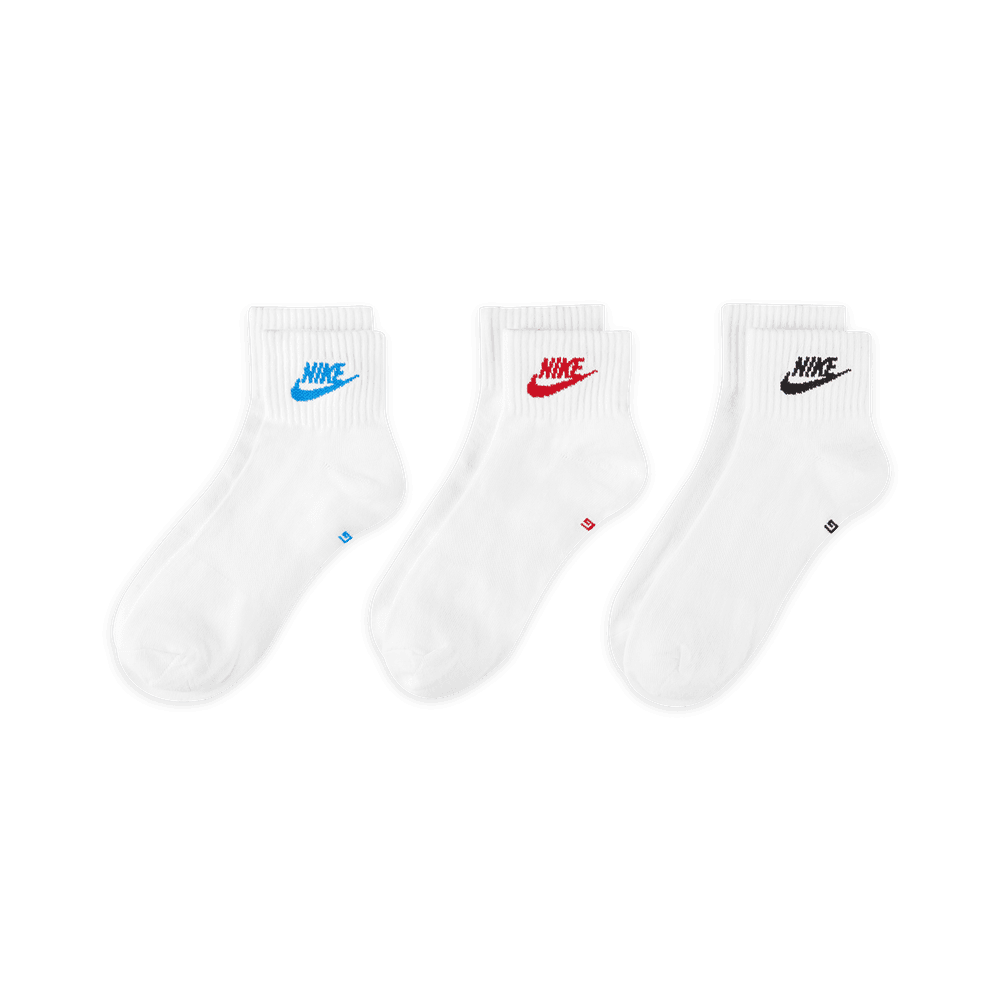 Everyday Essential Ankle Socks (3 Pairs) 'Multi Color'