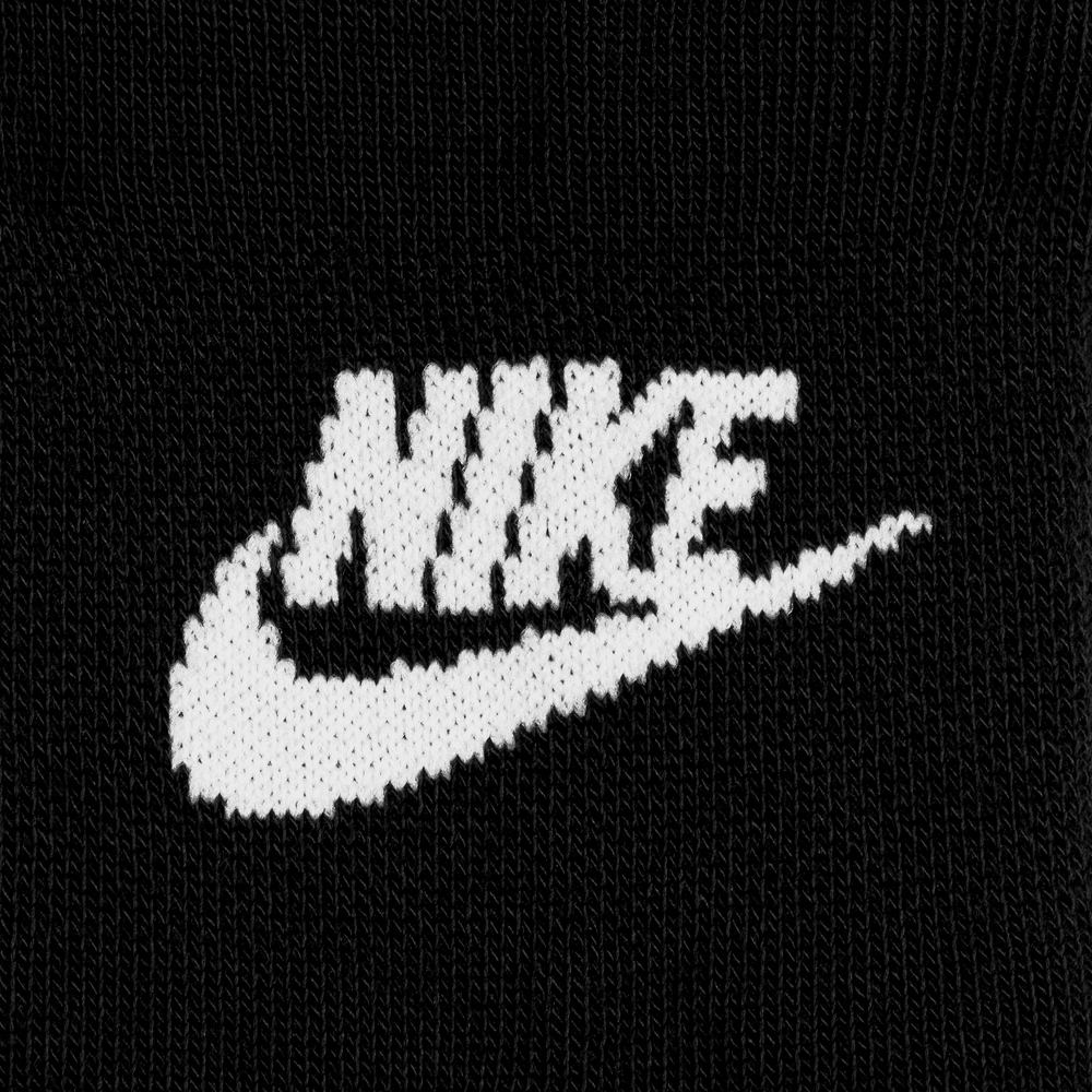 Everyday Essential No-Show Socks (3 Pairs) 'Black'