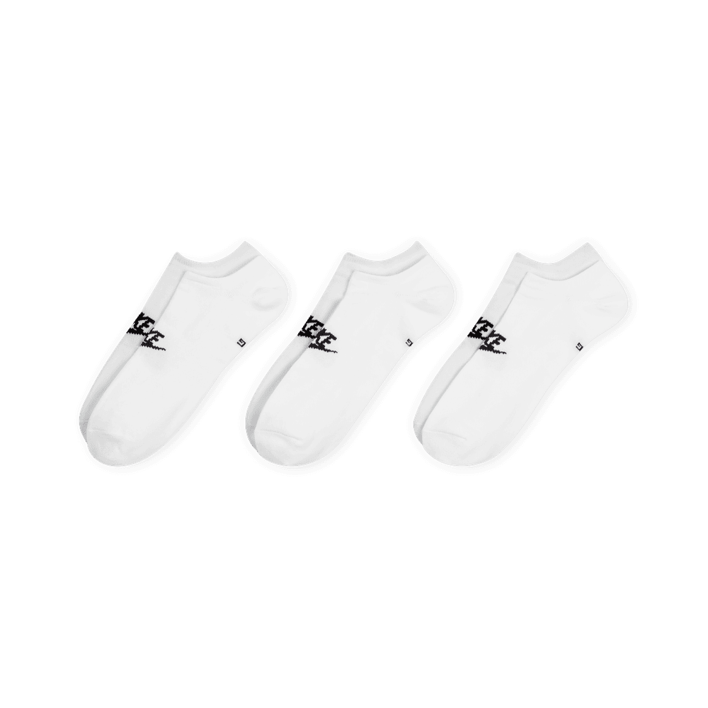 Everyday Essential No-Show Socks (3 Pairs) 'White'