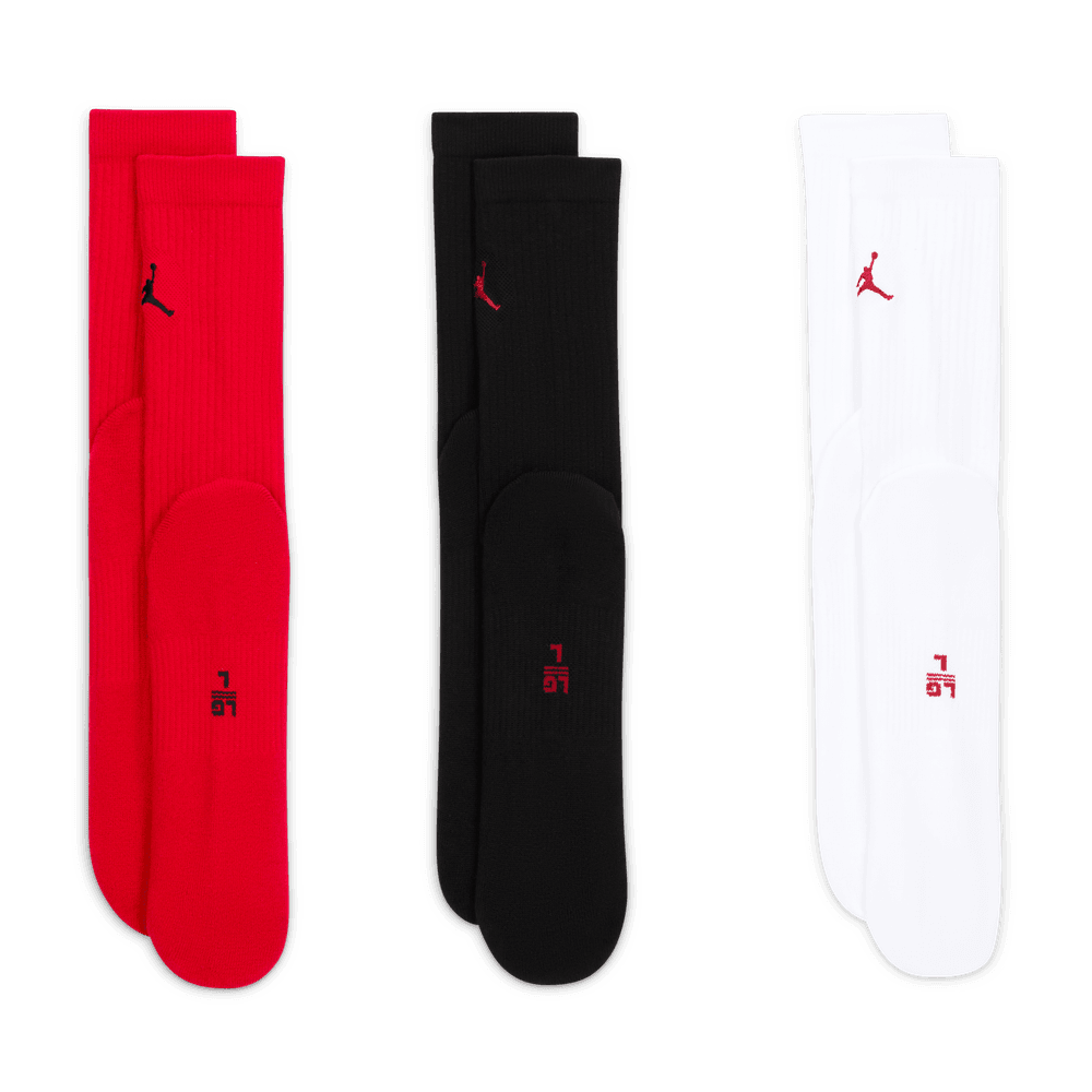 Jordan Everyday Crew Socks (3 pairs) 'Multi Color'
