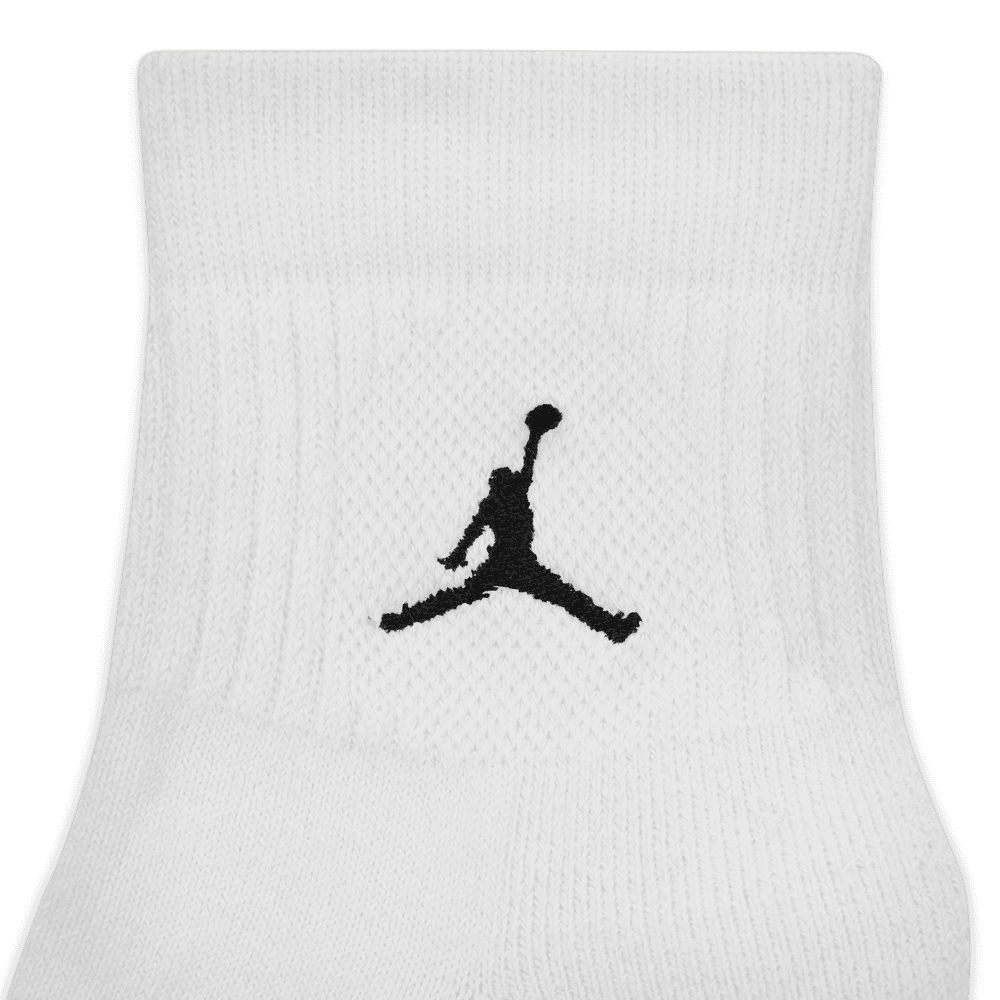 Jordan Everyday Ankle Socks (3 Pairs) 'White/Black'
