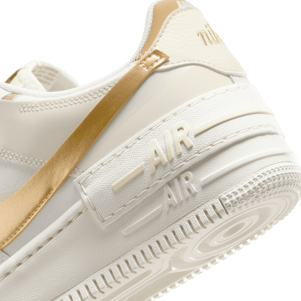 Nike W Air Force 1 Shadow Sail Metallic Gold