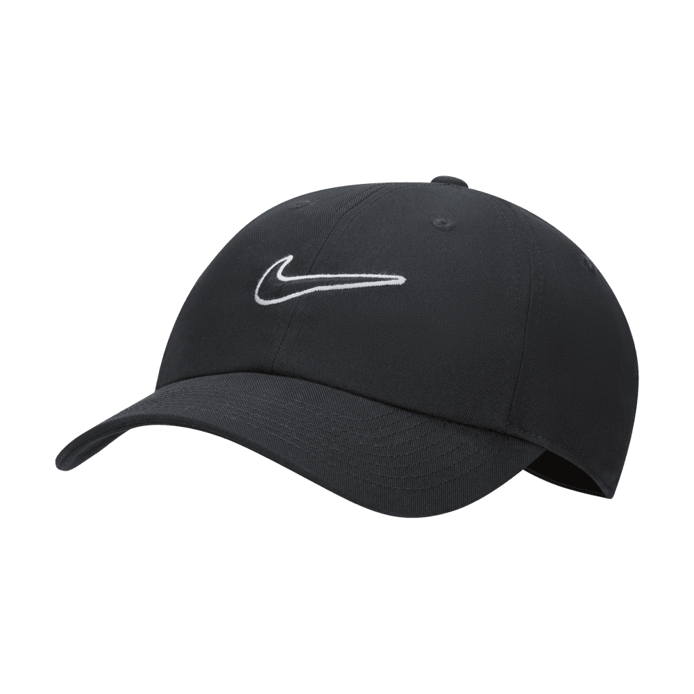 Club Unstructured Swoosh Cap 'Black'