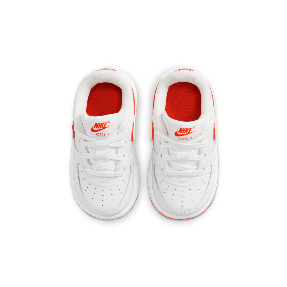 Force 1 Low Toddler 'White Red'