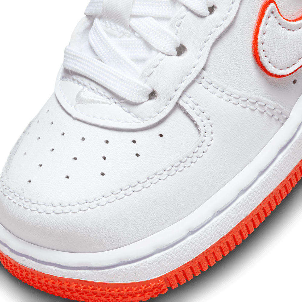 Force 1 Low Toddler 'White Red'