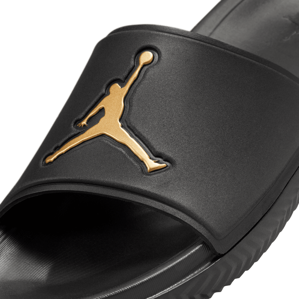 Jordan Jumpman Slides 'Black Metallic Gold' – TĀKOUT NY Jordan Jumpman Slides 'Black Metallic Gold' – TĀKOUT NY