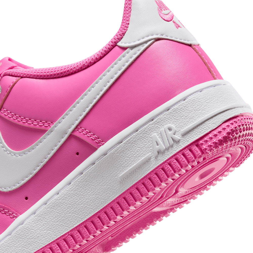 nike air force one pink and white