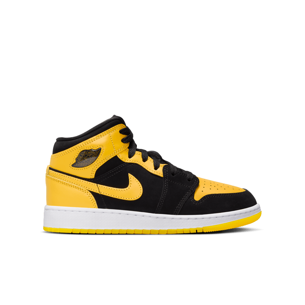 Air Jordan 1 Mid GS 'Black Varsity Maize'