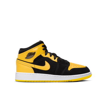 Air Jordan 1 Mid GS 'Black Varsity Maize'
