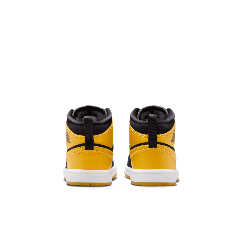 Jordan 1 Mid PS 'Black Varsity Maize'