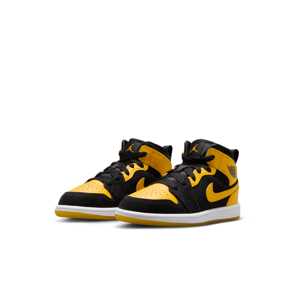 Jordan 1 Mid PS 'Black Varsity Maize'