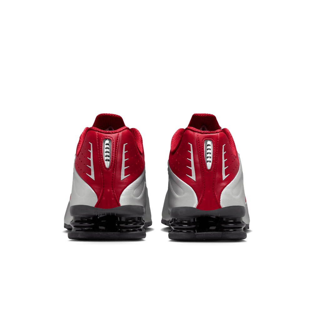 Shox R4 'Metallic Silver Black Crimson'