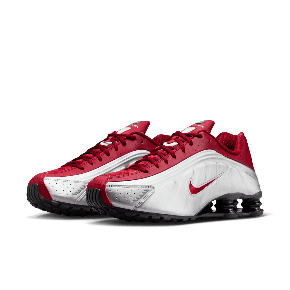 Shox R4 'Metallic Silver Black Crimson'