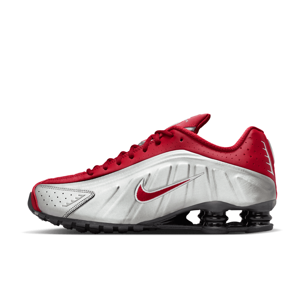 Shox R4 'Metallic Silver Black Crimson'