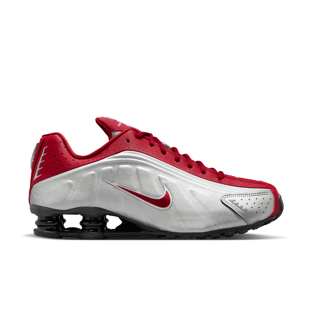 Shox R4 'Metallic Silver Black Crimson'