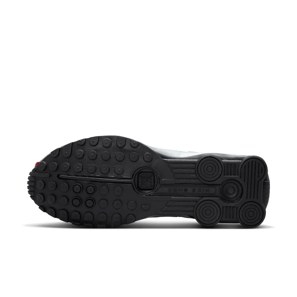 Shox R4 'Metallic Silver Black Crimson'