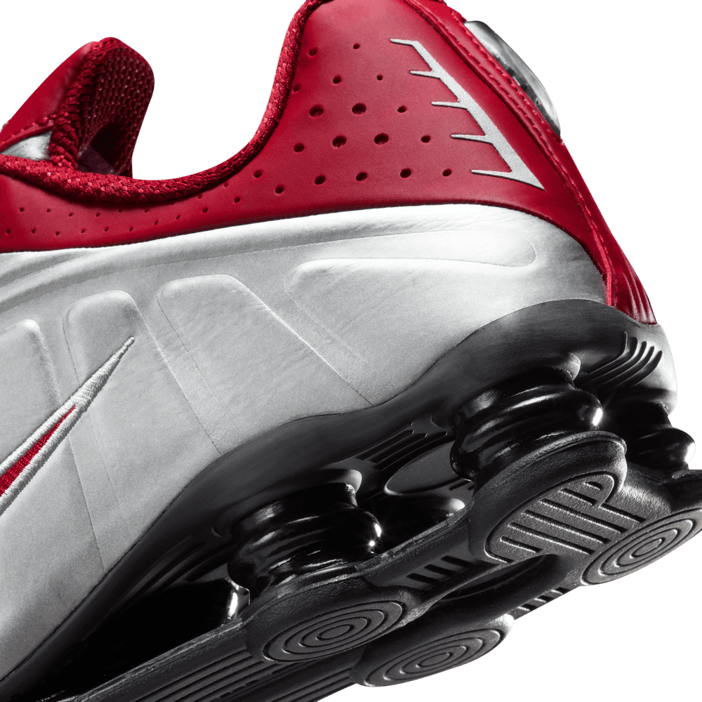 Shox R4 'Metallic Silver Black Crimson'