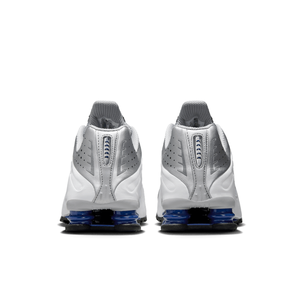 Shox R4 'White Metallic Silver Deep Blue'