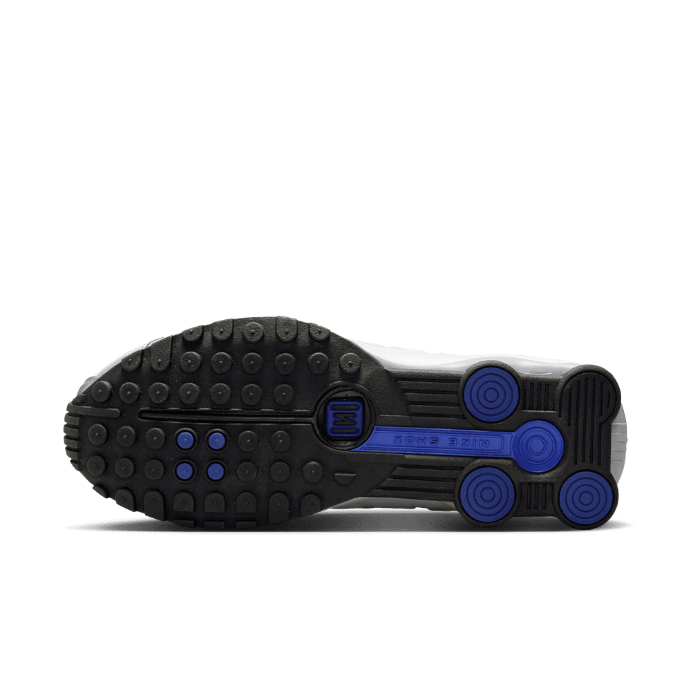 Shox R4 'White Metallic Silver Deep Blue'